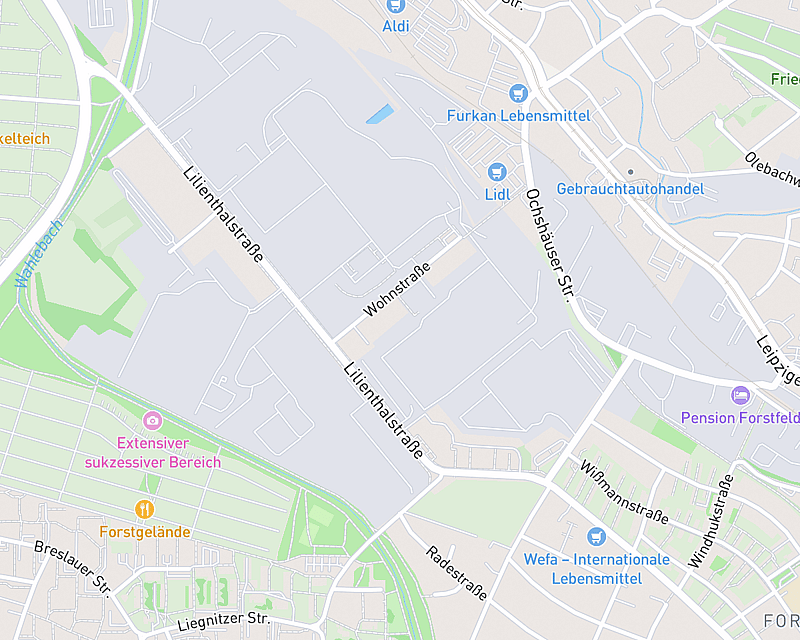 Eine Karte, die den Standort von AniCura Kassel zeigt