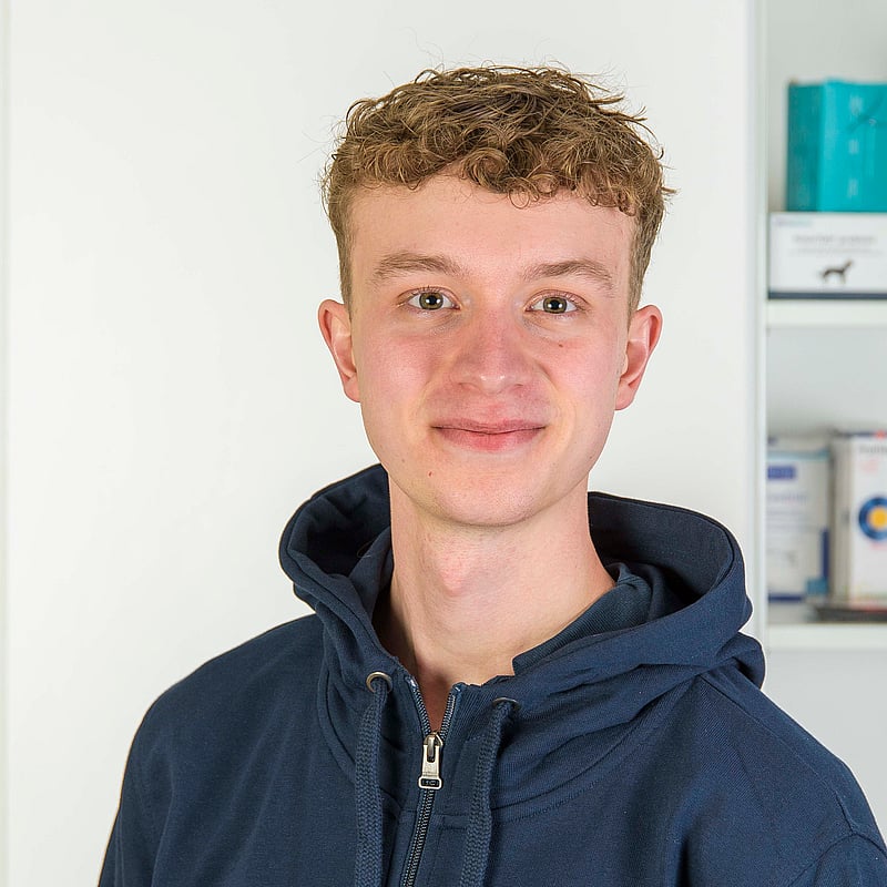 Foto von Ben Wollseifen, Auszubildender Zum Tiermedizinischen Fachangestellten