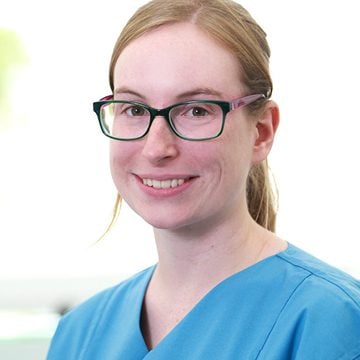Foto von Sarah Zink, Tiermedizinische Fachangestellte